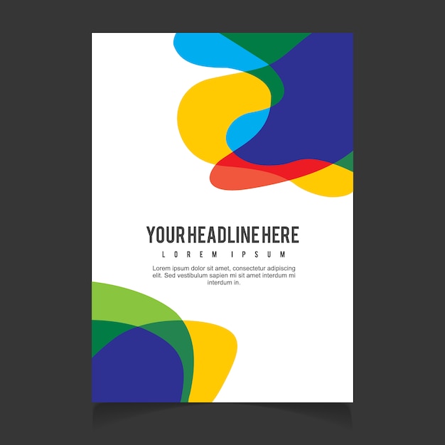 Brochure template ontwerp