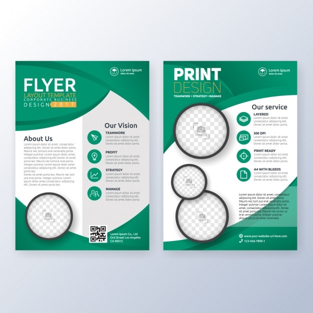 Brochure template ontwerp