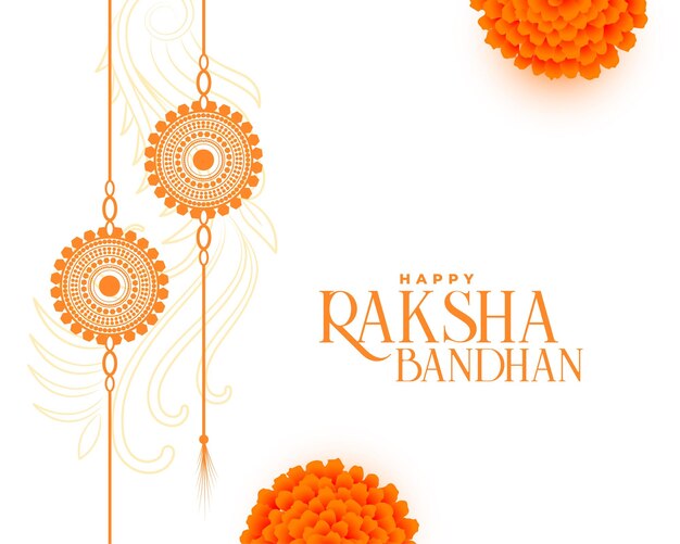 Broer en zus raksha bandhan festival viering achtergrond