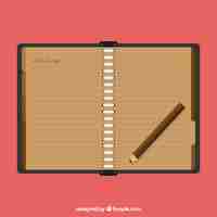 Gratis vector brown agenda