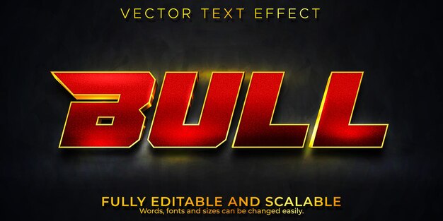 Bull-teksteffect