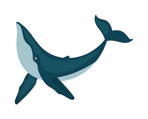 Gratis vector bultrug sealife illustratie