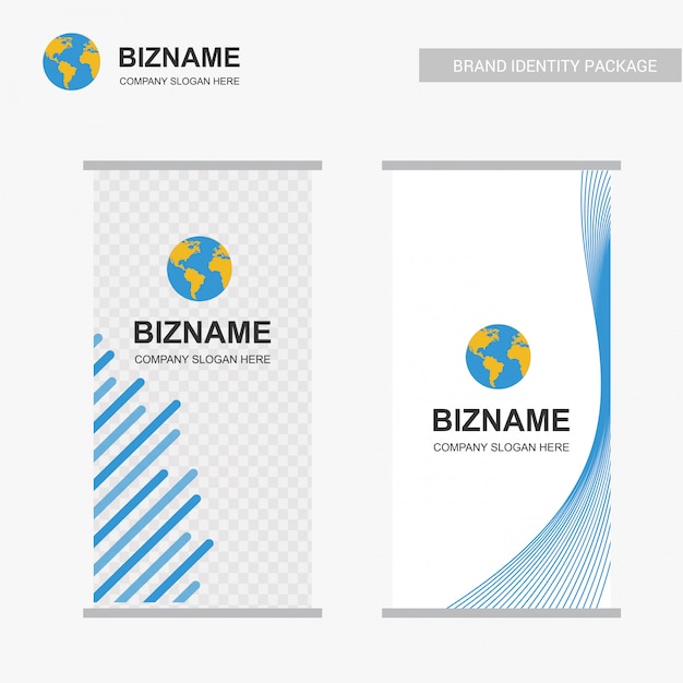 Gratis vector business standee design