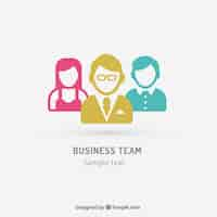 Gratis vector business team logo