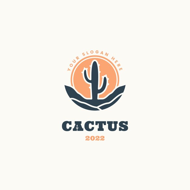 Cactus Logo sjabloon