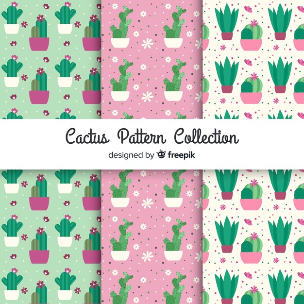 Cactus patroon collectie