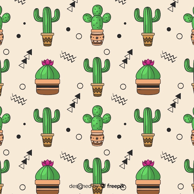 Cactus patroon