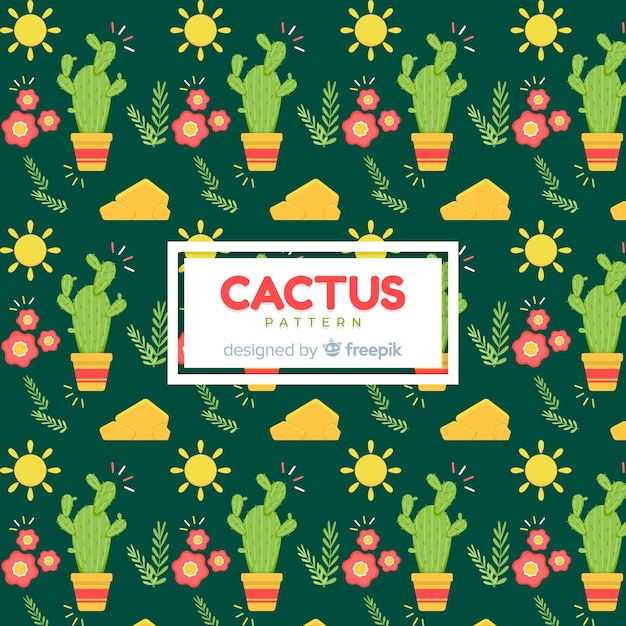 Cactus patroon