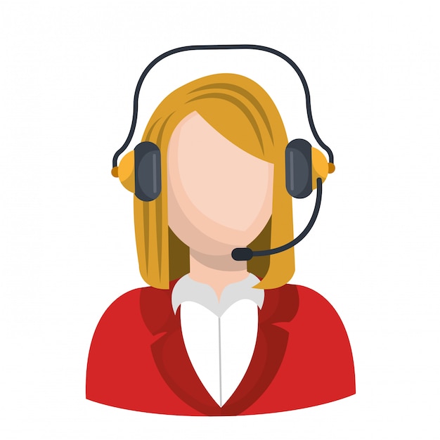 Gratis vector callcenter