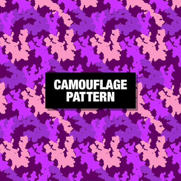 Gratis vector camouflage naadloze patroon achtergrond