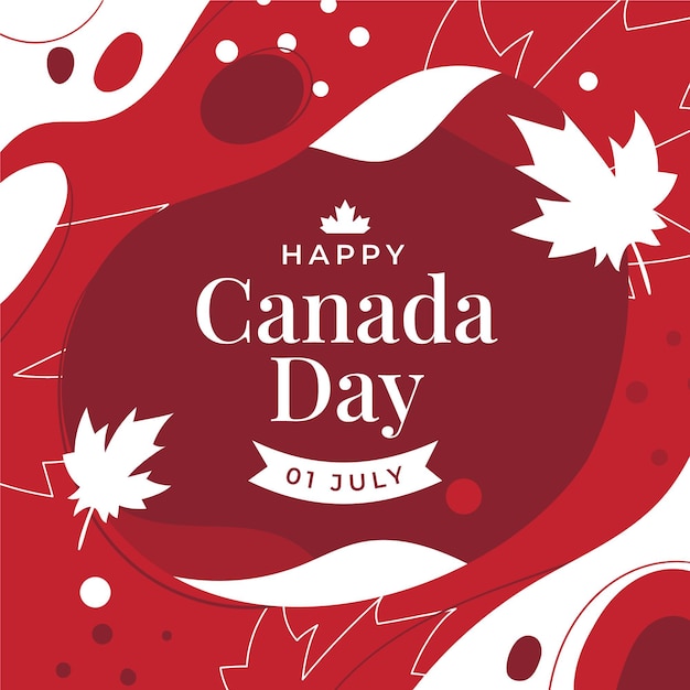 Canada dag illustratie