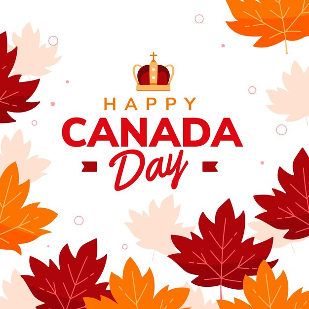 Canada dag viering illustratie