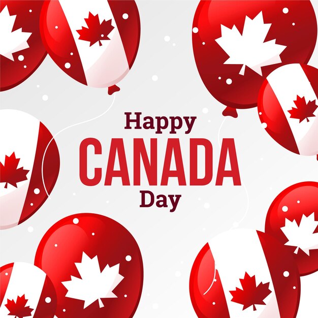 Canada day viering ontwerp