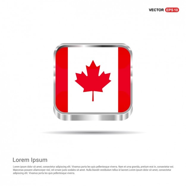 Canadese knoop van de vlag template