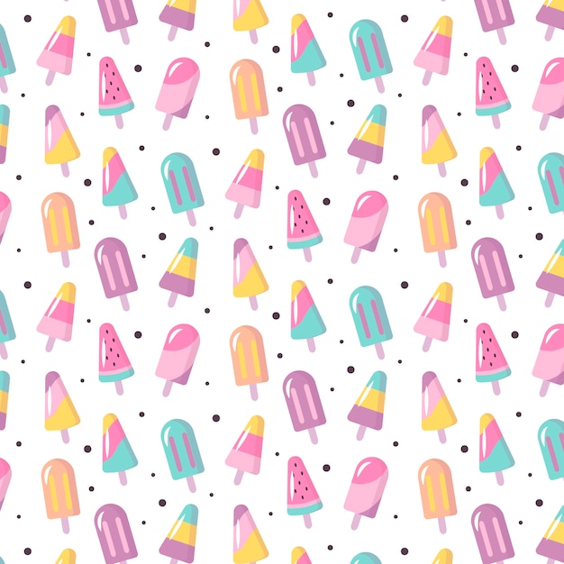 Gratis vector candy pastel kleur patroon ontwerp