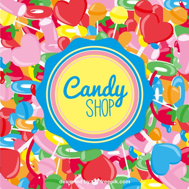 Gratis vector candy shop vector