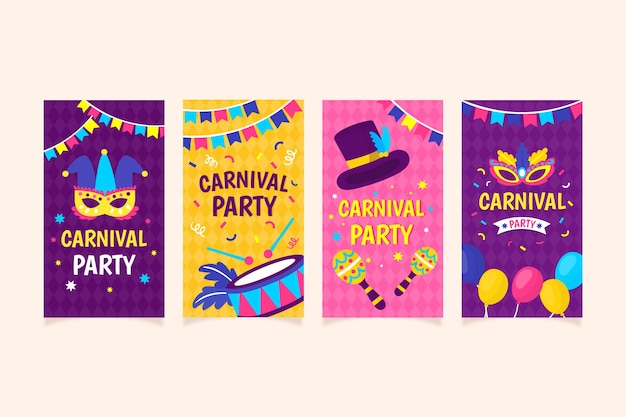 Carival party instagram verhalencollectie