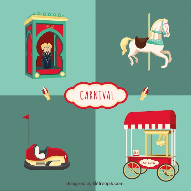 Gratis vector carnaval elementen