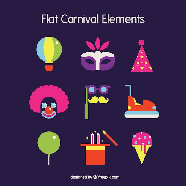 Carnaval in plat design