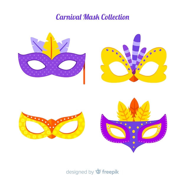 Carnaval maskerverzameling