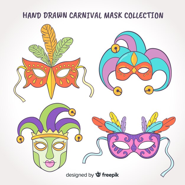 Carnaval maskerverzameling