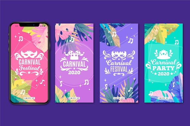 Carnaval party instagram verhalencollectie