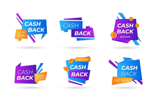 Cashback labels-collectie