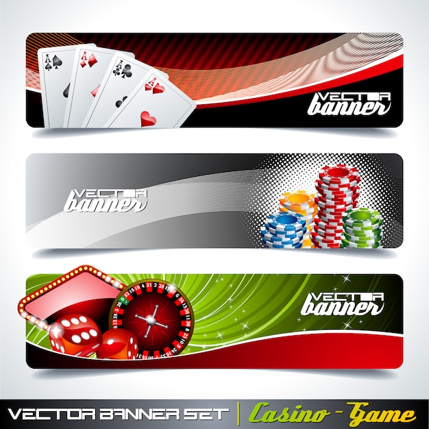 Casino banners collectie