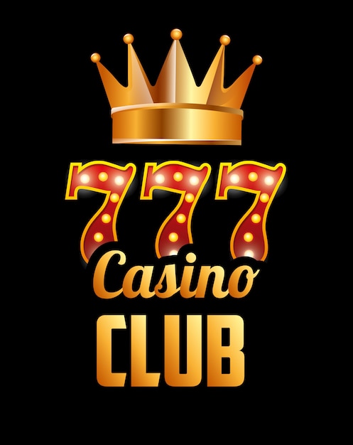 Gratis vector casino club illustratie