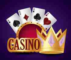 Gratis vector casino concept