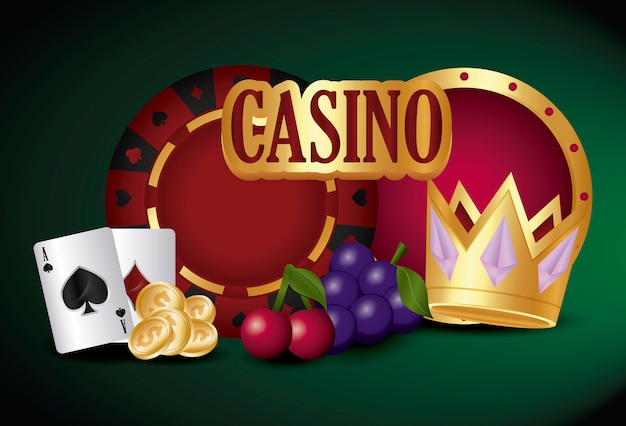 Casino gerelateerde pictogrammen