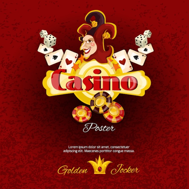 Casino poster illlustration