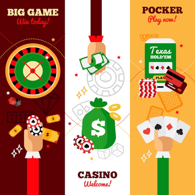 Casino verticale banners ontwerpen