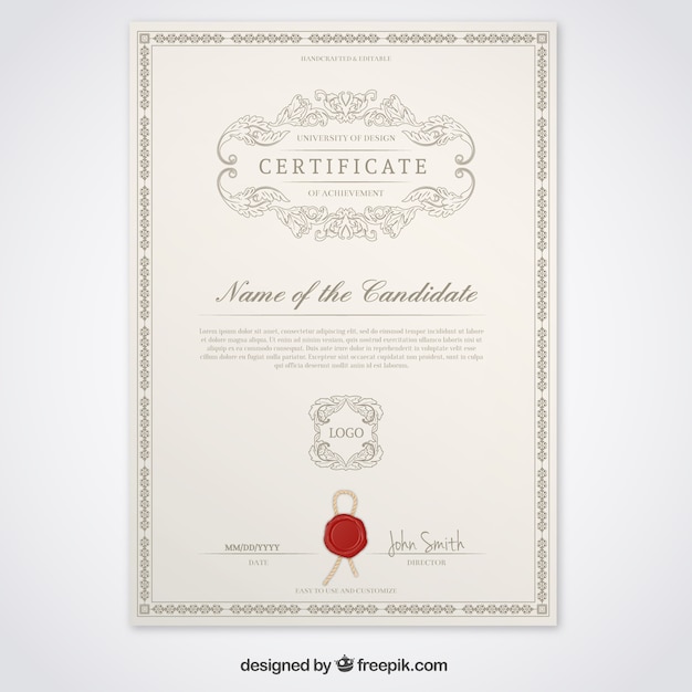 Certificaatmalplaatje