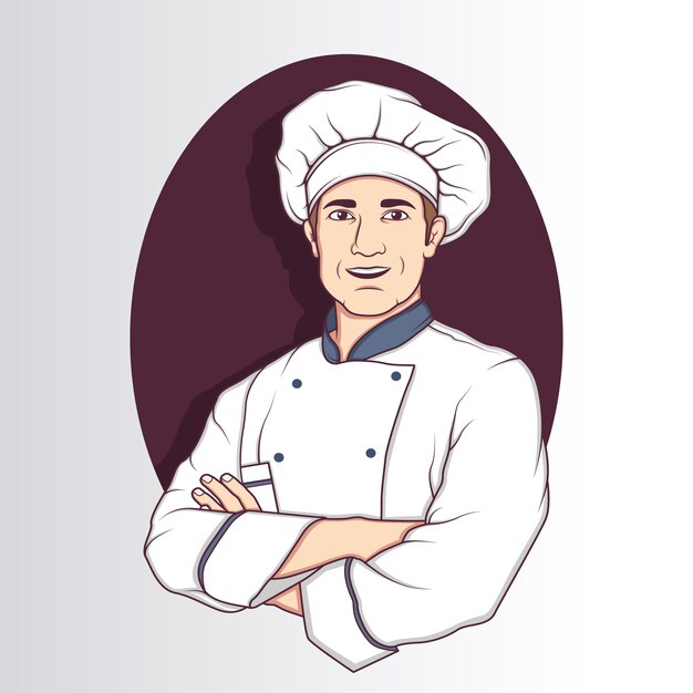 Chef-karakter ontwerp