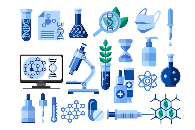Chemische apotheek en biologie apparatuur voor onderwijs en wetenschap onderzoekslaboratorium