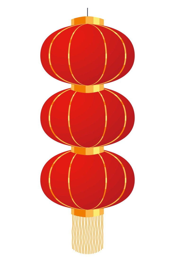 Gratis Vector china rode lantaarn hangen