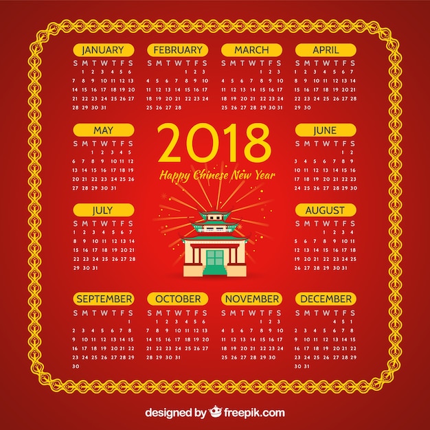 Chinese nieuwjaarskalender