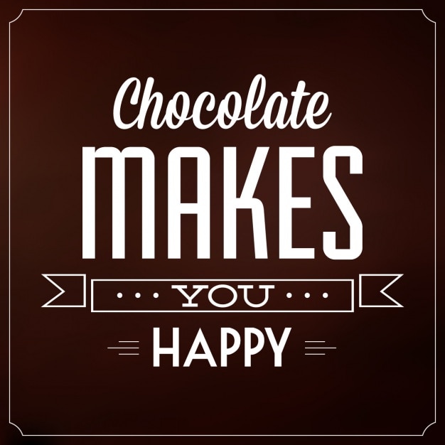 Gratis vector chocolade achtergrond ontwerp