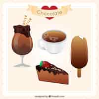 Gratis vector chocolate obsessie