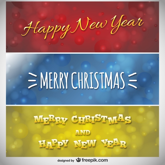 Christmas banners pakken