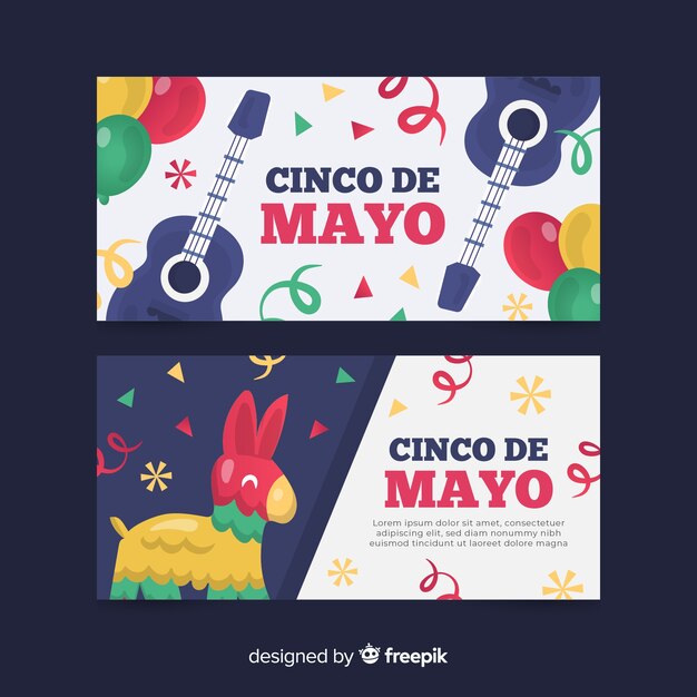 Cinco de mayo-banners