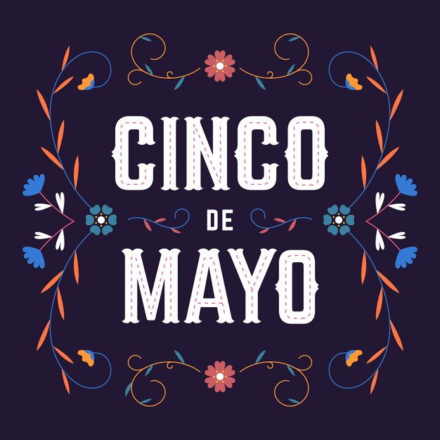 Cinco de mayo plat ontwerp