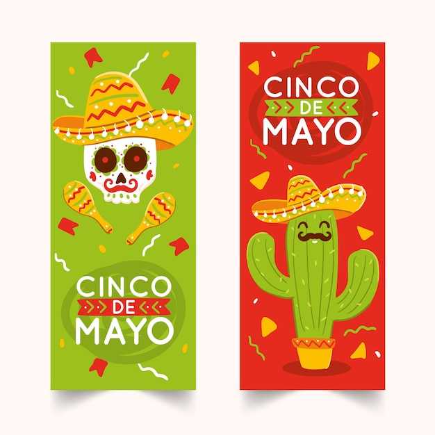 Cinco de mayo viering banners