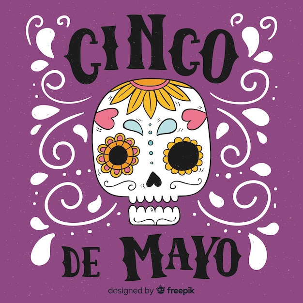 Gratis vector cinco de mayo