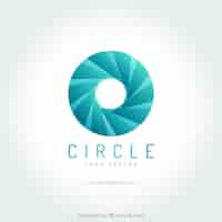 Gratis vector circle logo