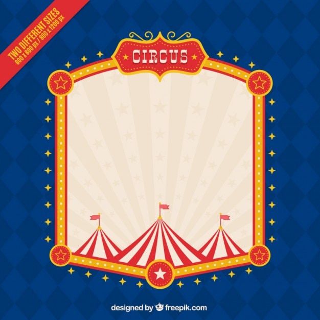 Circus frame achtergrond