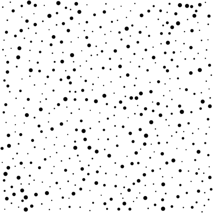 Gratis Vector cirkel naadloos patroon met gestippelde halftoon geïsoleerd op een witte achtergrond vectorillustratie
