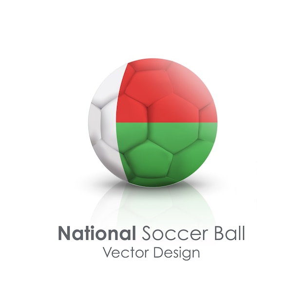 Cirkelsfeer rond object soccerball