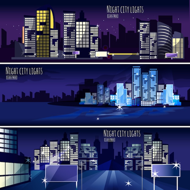 City Nightcape 3-bannersenset